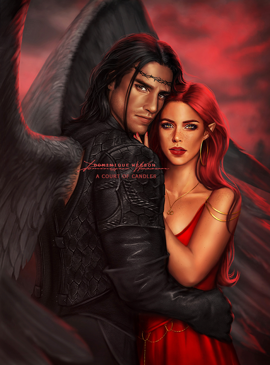 Art Print - Hunt Athalar & Bryce Quinlan (HOEAB) - ACOC Exclusive by Dominique Wesson